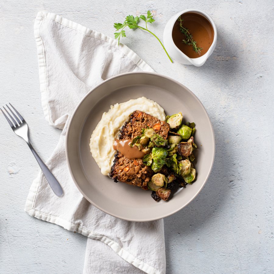 A plated meal from The Fresh Diet